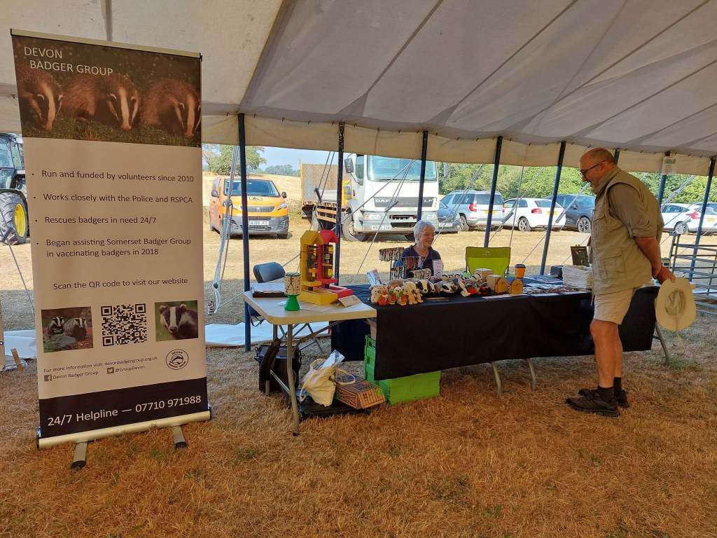 Devon Badger Group at the Yealmpton&nbsp;Show